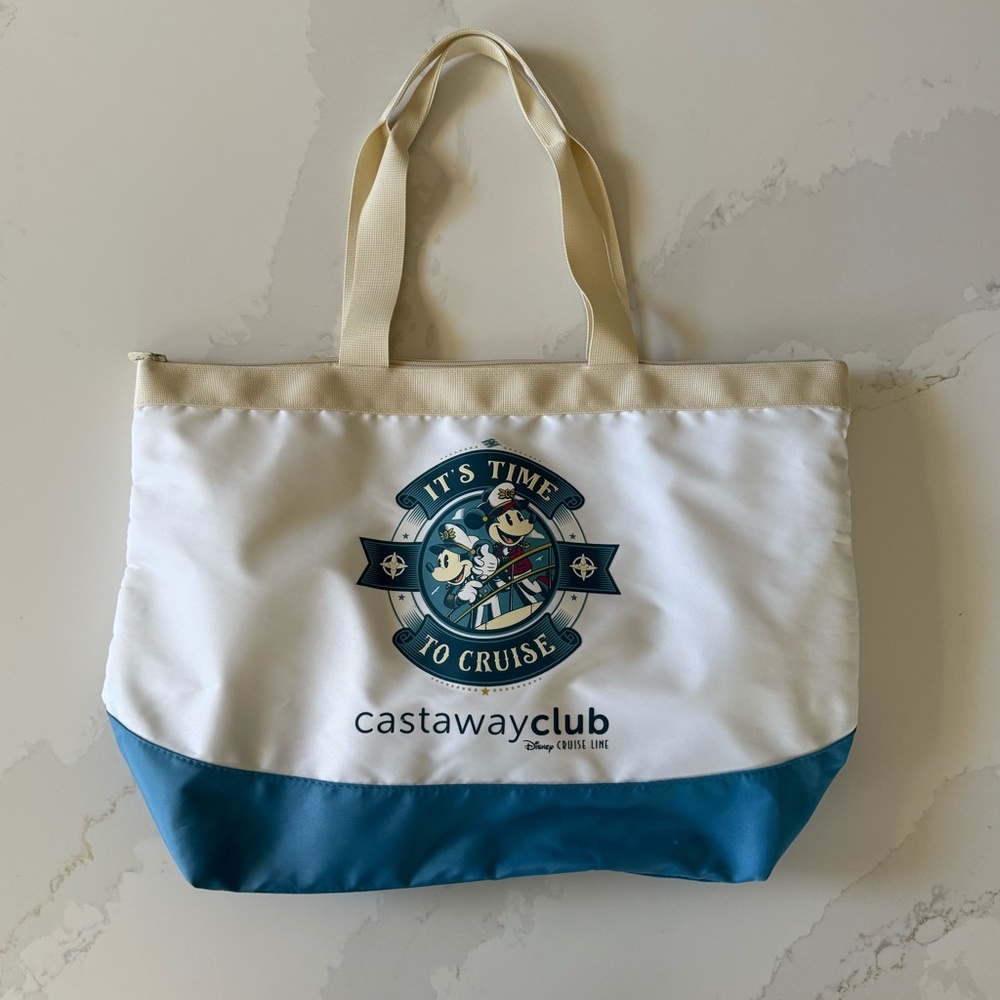 Disney Cruise Line 25th Silver Anniversary Castaway Club Tote Bag